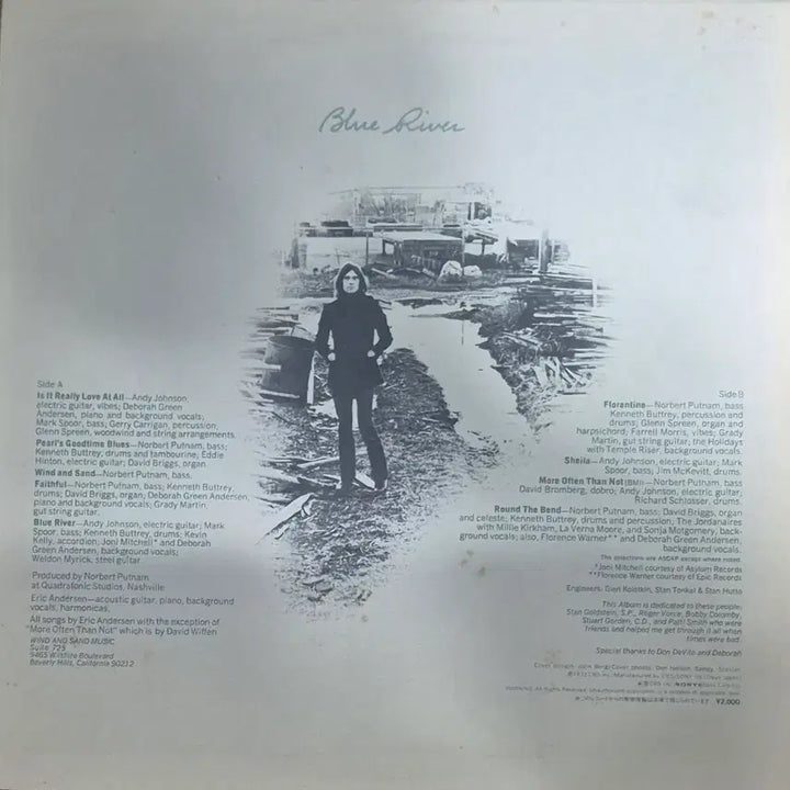 [BUNJANG] Eric Andersen Blue River LP / Blue River 에릭 앤더슨 LP
