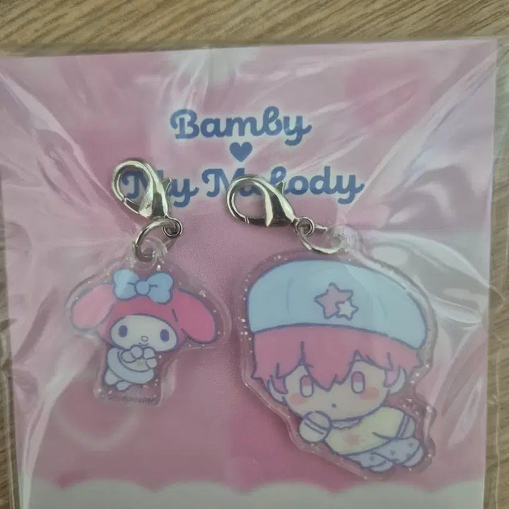 [BUNJANG] PLAVE Ppoo Pooh Acrylic Stick Bambi + Charm Keychain Set / 플레이브 뿌 뿌우 아크릴스틱 밤비 + 참 키링 판매