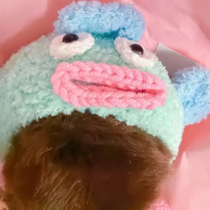[BUNJANG] Sanrio Hangyodon Custom Monchhichi Bebichhichi Doll / 산리오 한교동 커스텀 몬치치 베비치치