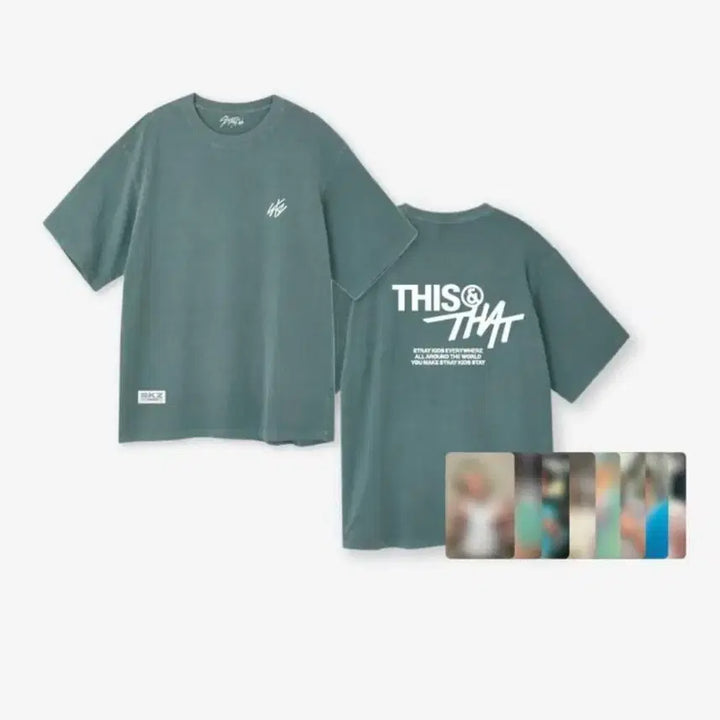 [BUNJANG] Stray Kids This &amp; That Popup T-Shirt &amp; Photocard Set / 스트레이키즈 this &amp; that 디스 앤댓 팝업 티셔츠 포토카드 세트