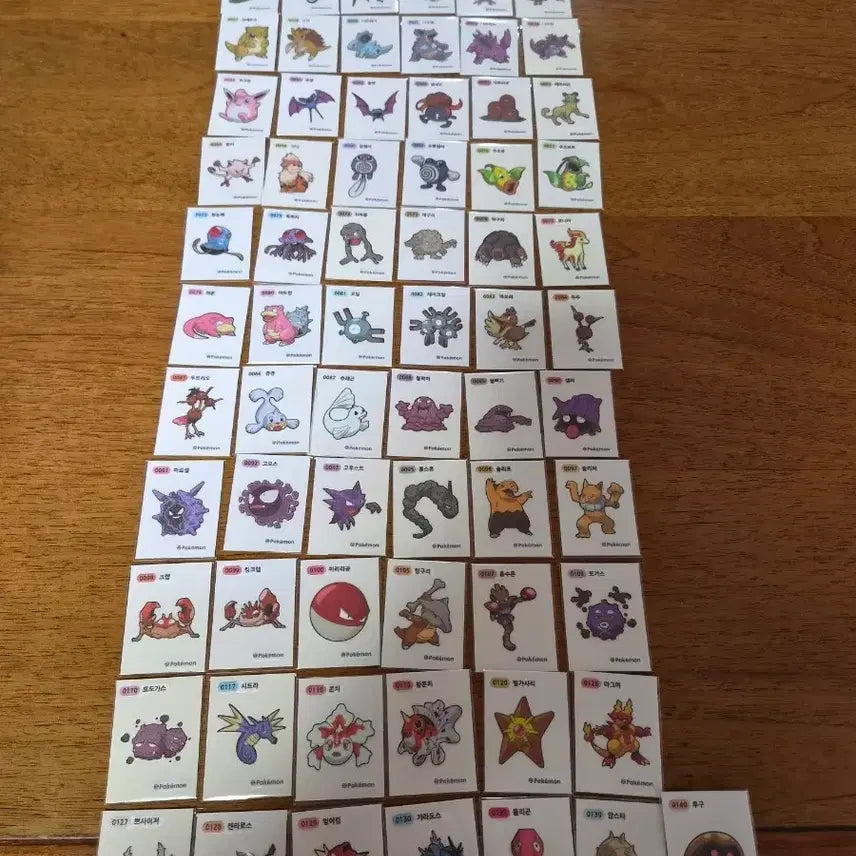 [BUNJANG] Pokemon Season 2 Ddibu Seal / 포켓몬 시즌2 띠부씰