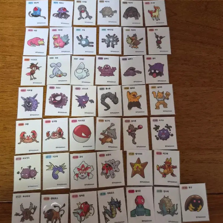 [BUNJANG] Pokemon Season 2 Ddibu Seal / 포켓몬 시즌2 띠부씰