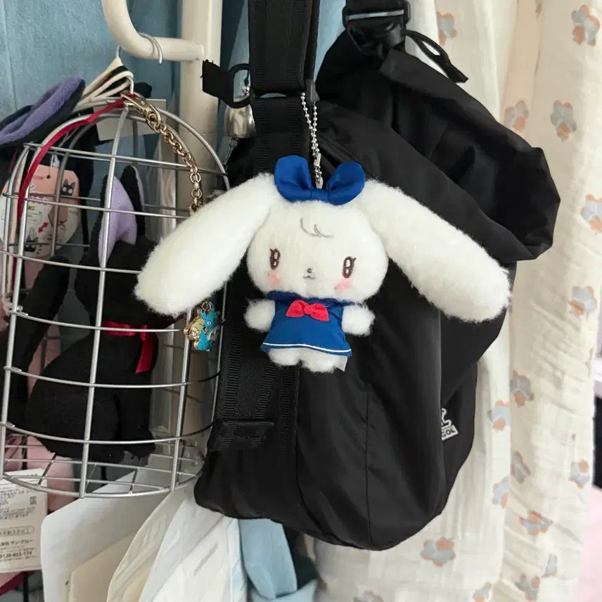 [BUNJANG] Dive Mini U Marine Look Plush Keyring Cherry / Dive Mini U 마린룩 플러시 키링 체리