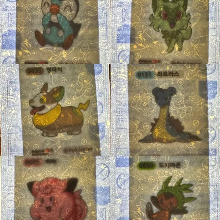 [BUNJANG] Pokemon 30th Anniversary Stickers / 포켓몬 띠부씰 30주년