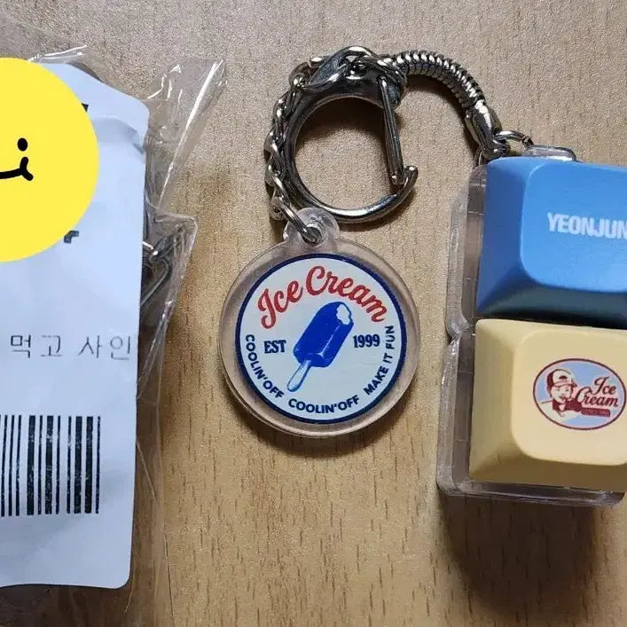 [BUNJANG] TXT Yeonjun Ice Cream Keycap Keychain / 연준 아이스크림 키캡키링