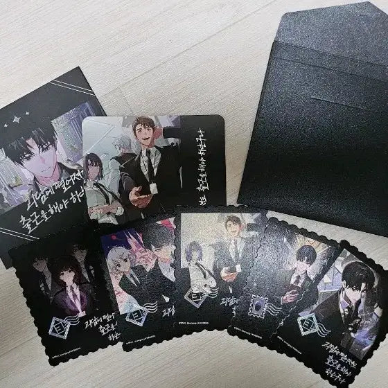 [BUNJANG] Ghost Story Commute Coaster Stamp Donut Box Illustrator Cafe Special Edition / 괴담출근 코스터 우표 일러스타 카페 특전