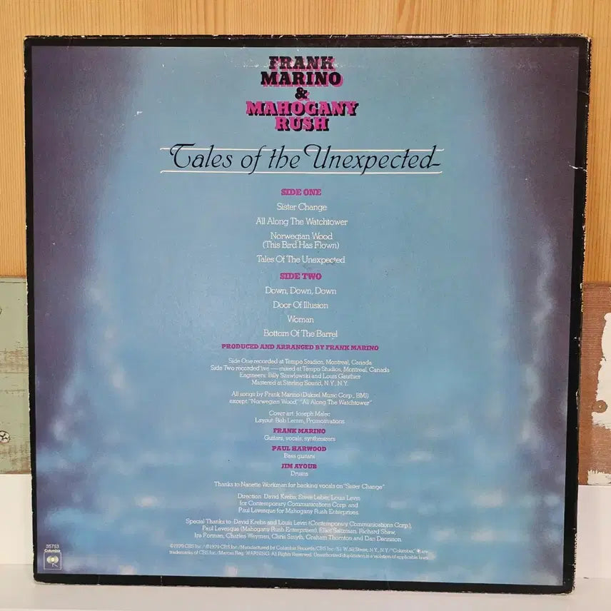 [BUNJANG] Frank Marino &amp; Mahogany Rush Tales Of The Unexpected LP (US 1st Pressing, 1979) / Frank Marino &amp; Mahogany Rush - Tales Of The Unexpected LP