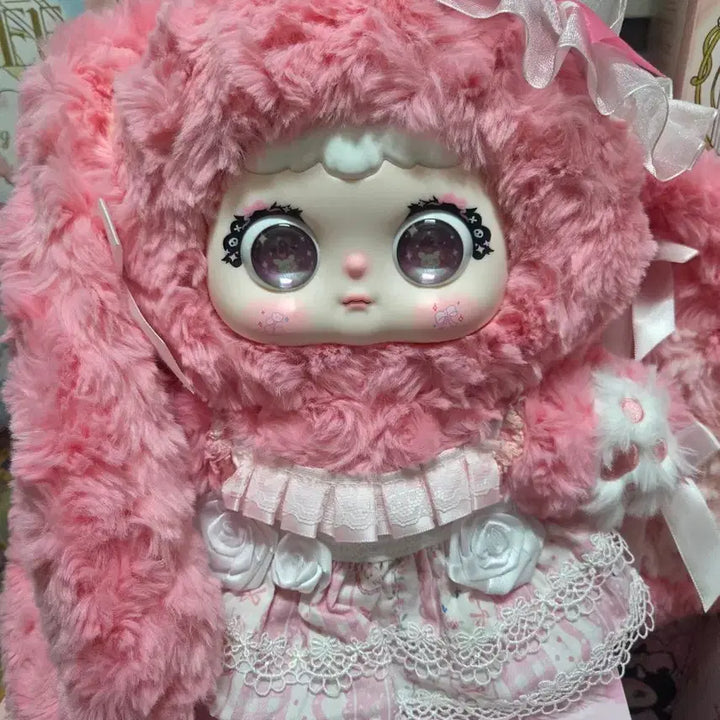 [BUNJANG] JeeMo 400 Pink Rabbit Ear Plush Toy / 지이모400