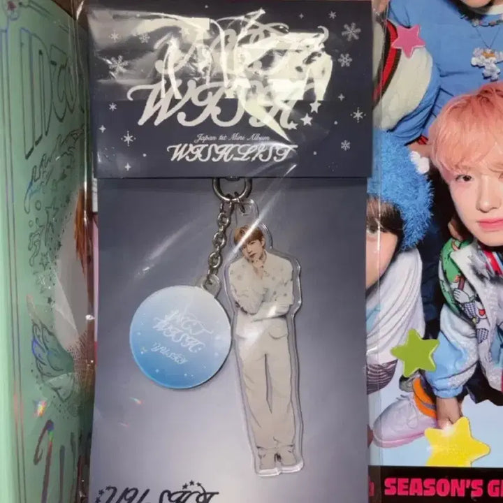 [BUNJANG] NCT WISH Yushi &amp; Riku Photocard Bundle Keyring / 유우시, 리쿠 포카 포함) NCT WISH 엔시티 위시 유우시 wishlist 키링 앨범