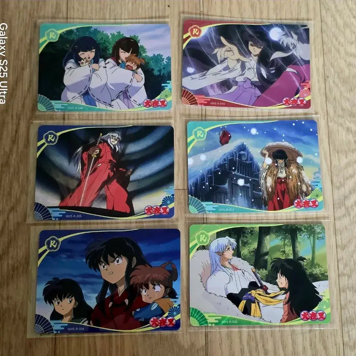 [BUNJANG] Inuyasha R Card Set (6 Types) / 이누야샤 R카드 6종 세트