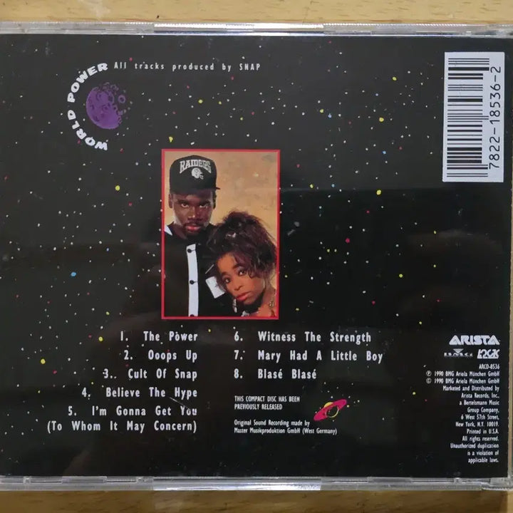 [BUNJANG] Snap! World Power (US First Press CD) / CD 음반 Snap! 스냅 - World Power 미국반