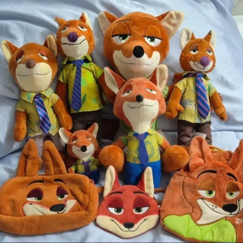 [BUNJANG] Zootopia Nick Wilde Plush Bundle Set / 주토피아 닉 와일드 일괄