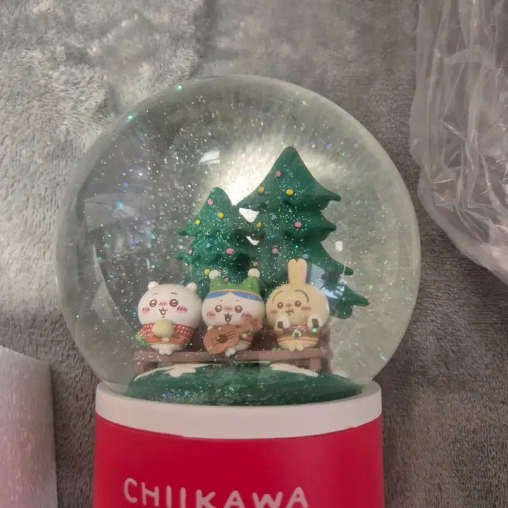 [BUNJANG] Chiikawa Animai Last One Snow Globe (Opened) / 치이카와 애니마이 라스트원 스노우돔 개봉품.