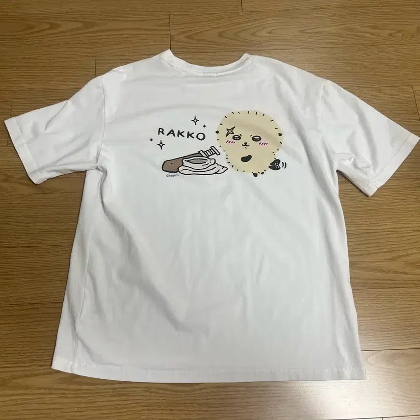 [BUNJANG] SPAO x Chiikawa Collaboration Rakko T-Shirt / 스파오 치이카와 티셔츠 랏코
