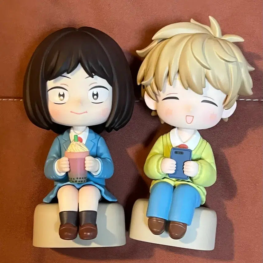 [BUNJANG] Pop Mart SKP &amp; Loopy Figure Bubble Tea Set / 일괄) 팝마트 스킵과 로퍼 피규어 미츠미 버블티 시마 기록
