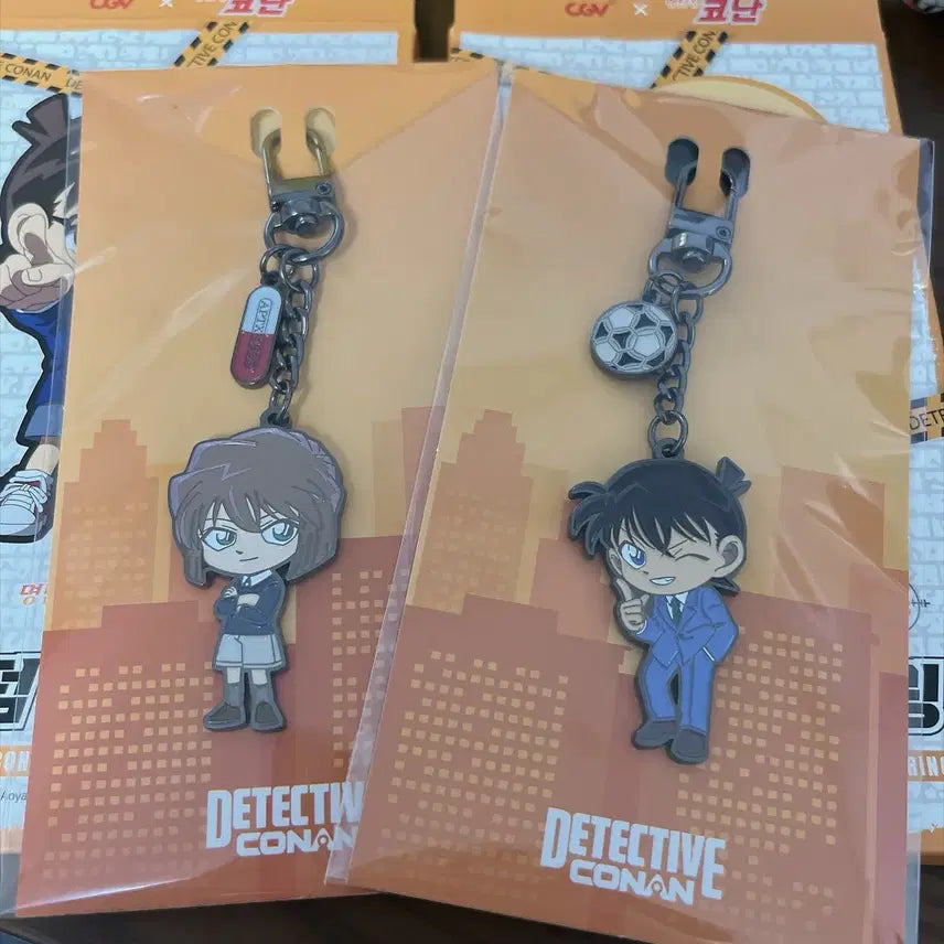 [BUNJANG] Detective Conan CGV Conan Metal Keyring Ran Mouri Ai Haibara Shinichi Kudo / 명탐정 코난 CGV 코난 메탈 키링 장미 하이바라 남도일 신이치