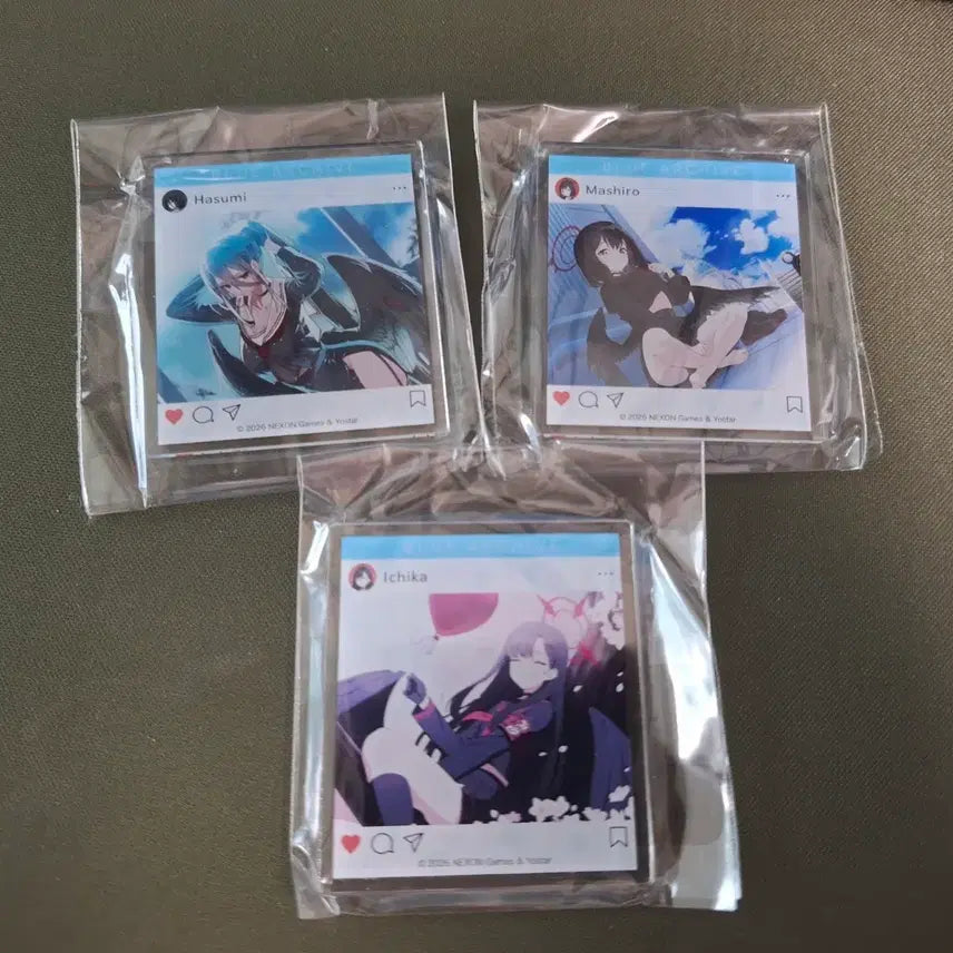[BUNJANG] Blue Archive Acrylic Magnet Set / 블루 아카이브 아크릴 자석 일괄