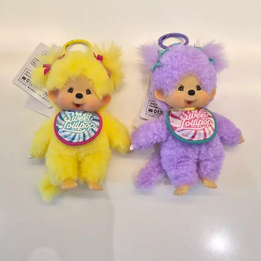 [BUNJANG] Sweet Lollipop Monchhichi Set (Authentic) / 스윗롤리팝 몬치치 세트(정품)