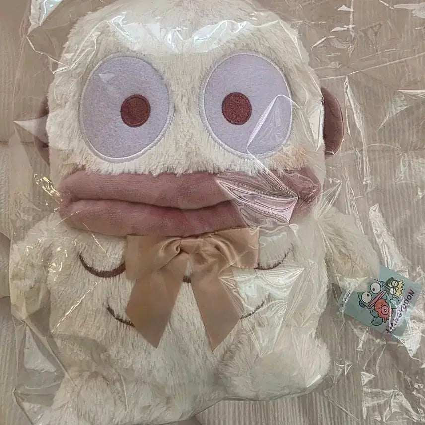 [BUNJANG] Hangyodon Milky White Mobe Color Big Plush Doll 28-30cm / 한교동 밀키 화이트 모브 컬러 빅 봉제 인형 28~30cm