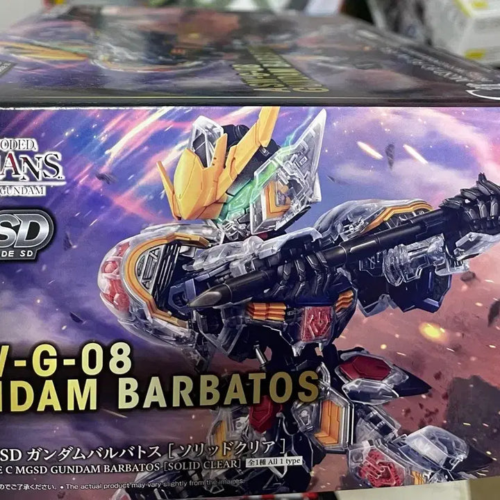 [BUNJANG] MGSD Barbatos Solid Clear Version Gundam Model Kit / MGSD 발바토스 c상 솔리드 클리어 건담