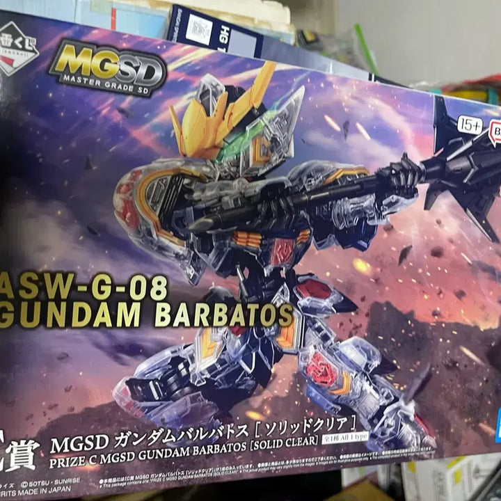 [BUNJANG] MGSD Barbatos Solid Clear Version Gundam Model Kit / MGSD 발바토스 c상 솔리드 클리어 건담