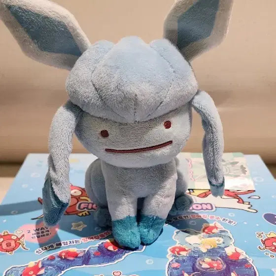 [BUNJANG] Transforming Ditto Glaceon Plush / 변신 메타몽 글레이시아