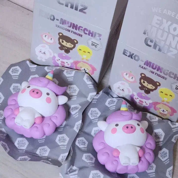 [BUNJANG] EXO Baekhyun Chanyeol Figure (Bap) / 엑소 뭉치즈 랜덤 피규어(밥) 원가 이하 양도