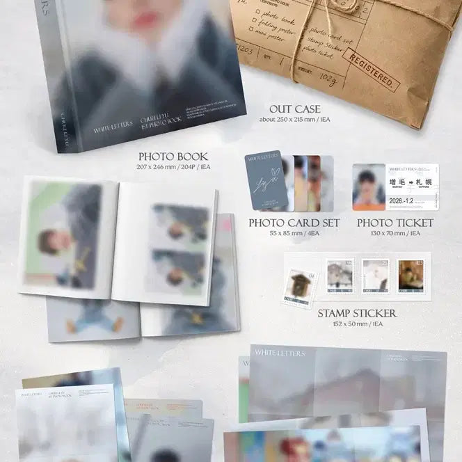 [BUNJANG] Choi Liryu Photobook Set (White Letter, TO ver., From ver.) / 최립우 포토북 세트 미개봉 판매
