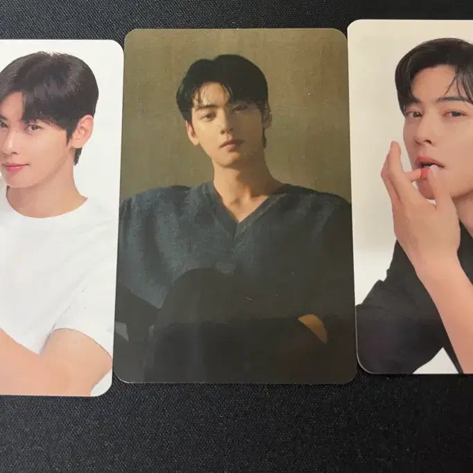 [BUNJANG] Cha Eun-woo Photocard 3-Set / 차은우 포토카드 3종 세트