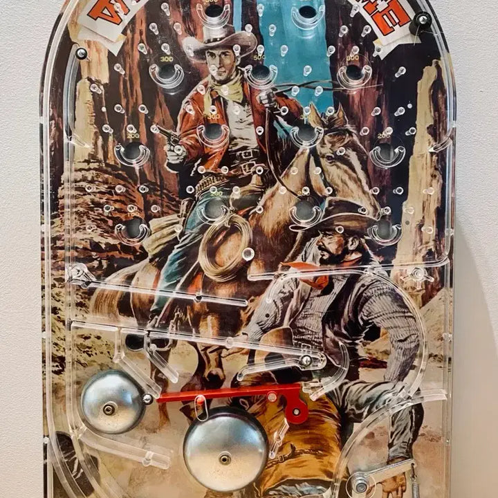 [BUNJANG] TOMIYAMA 1950s Western Game Pachinko Machine / 빈티지 일제 빠칭코 웨스턴 게임 1950년대 TOMIYAMA 고전완구 파친코 쇼와 레트로 소품 인테리어 핀볼