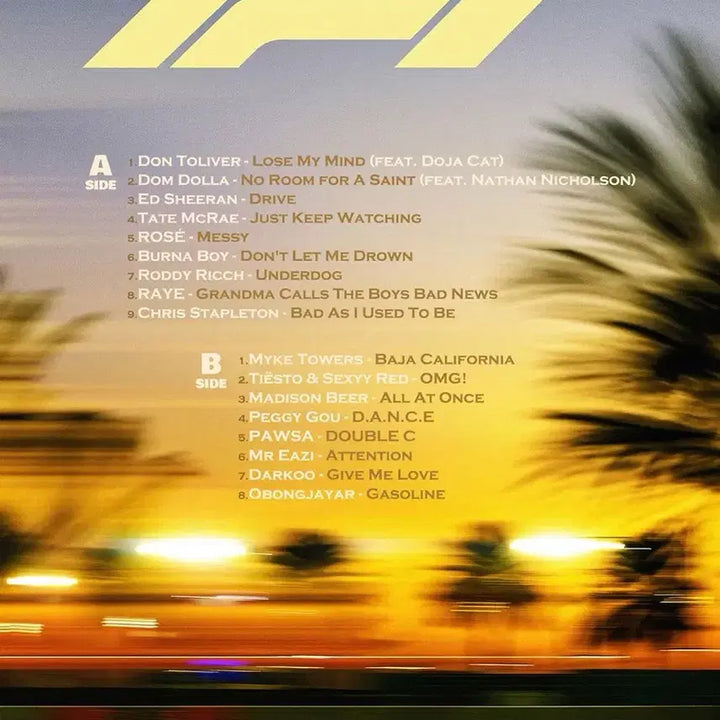 [BUNJANG] F1 The Movie OST Cassette Tape / 영화 F1 더 무비 OST 카세트 테이프