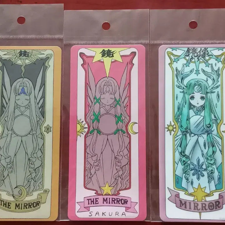 [BUNJANG] Cardcaptor Sakura MIRROR Card Stickers Bundle Set / [23일까지 할인판매] 카드캡터체리 미러카드 [MIRROR] 스티커 세장 일괄판매 (크로우카드,  사쿠라카드,  클리어카드)