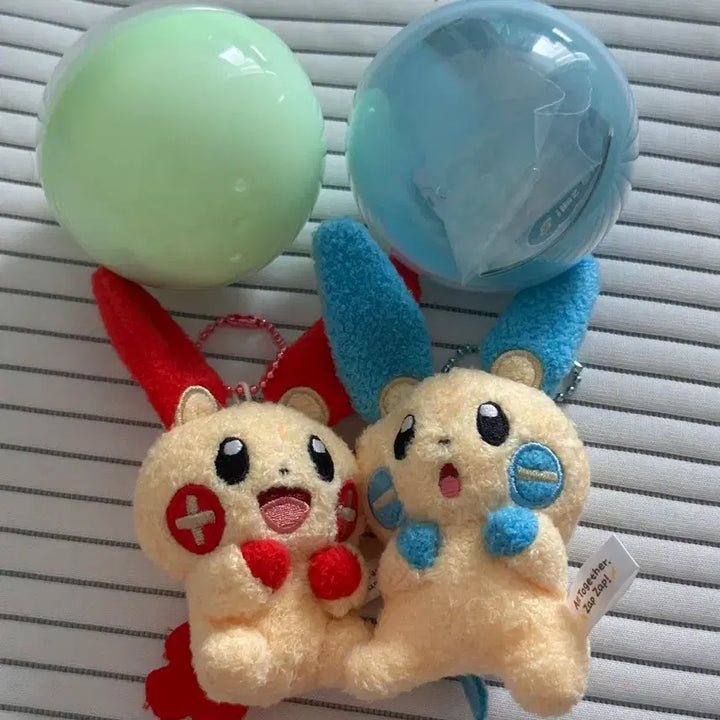 [BUNJANG] Pokemon Chalsak Mascot Mainong Plush Keychain Set / 포켓몬 찰싹 마스코트 마이농 플러시 키링 세트