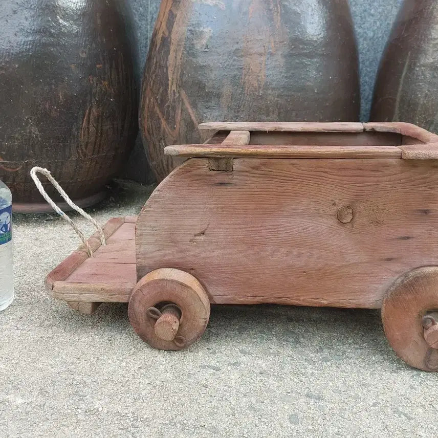 [BUNJANG] Handmade Wooden Cart Dollgu / 옛날  수제 손수레  .달구지 - 소품용. 만물당