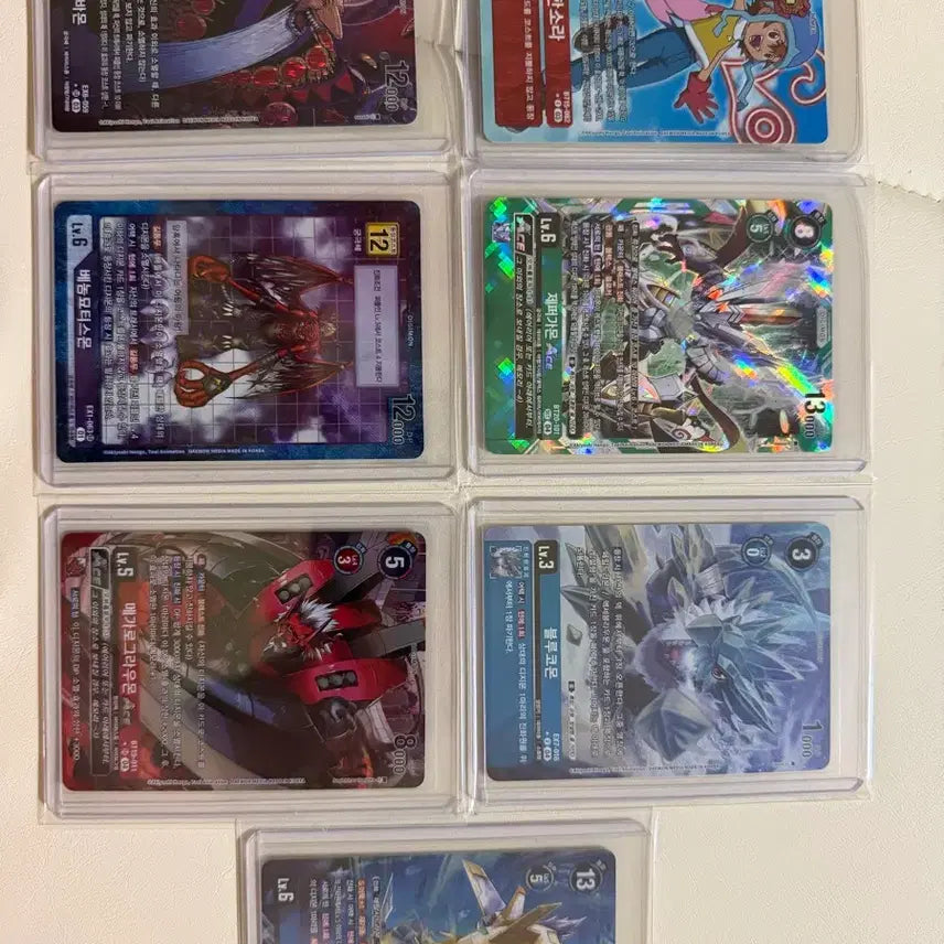 [BUNJANG] Digimon Card Collection 7 Types Bundle Set / 디지몬카드 모음 7종 일괄
