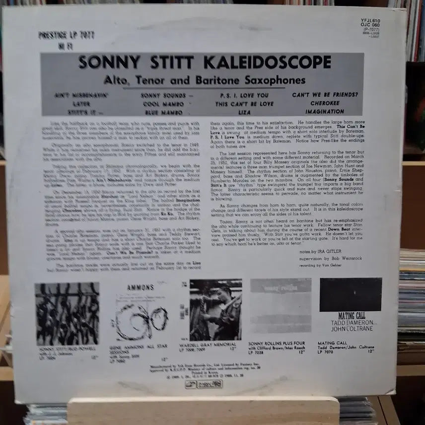 [BUNJANG] Sonny Rollins Prestige Kaleidosco Prestige LP / 민트급 할인 재즈 소니 스티트 Kaleidosco Prestige LP