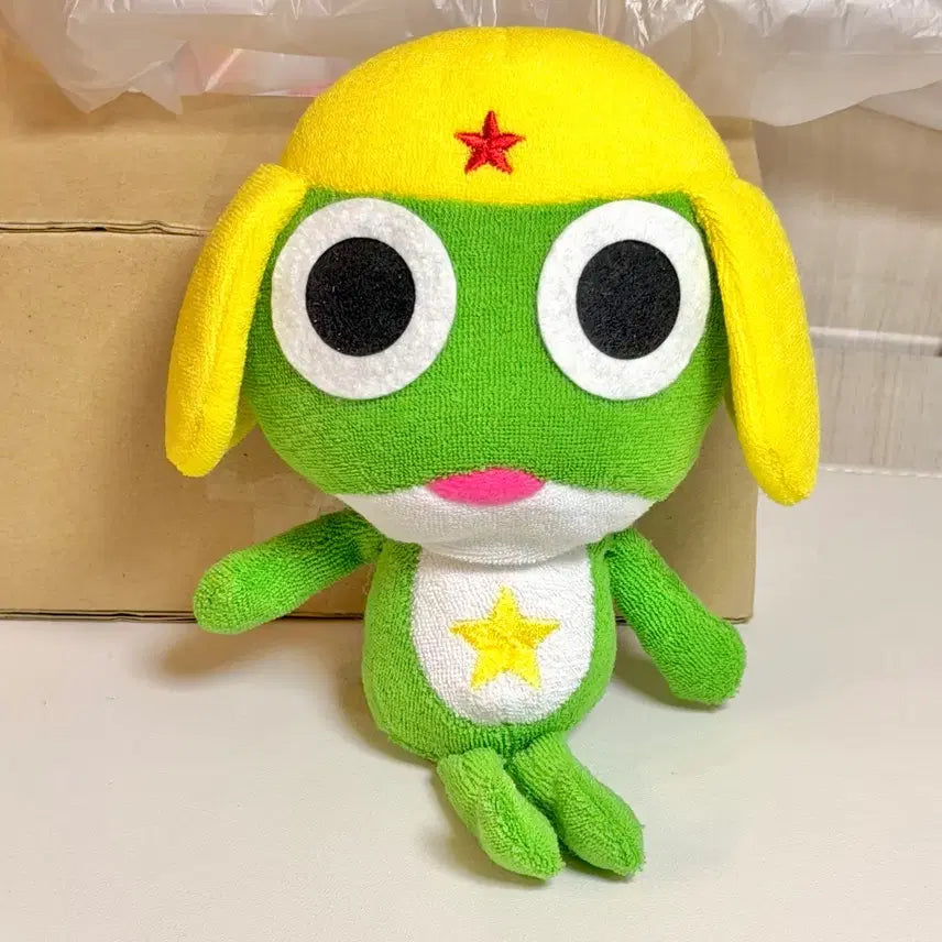 [BUNJANG] Keroro Bath Sponge Doll / 바보개구리 케로로 목욕 스펀지 인형