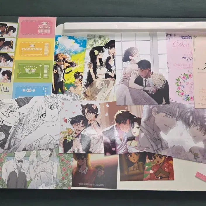 [BUNJANG] Detective Conan Wedding Cafe Acrylic Stand / (비공굿) 코난 2024 신란헤카 웨딩카페 전프레