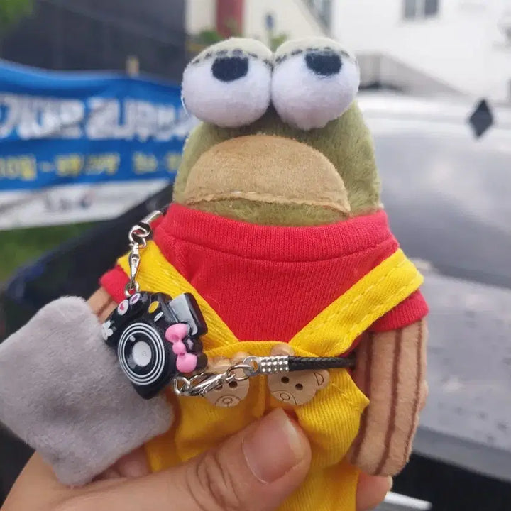 [BUNJANG] SpongeBob Bikini Bottom Working Fish Plush Charm / 스펀지밥 비키니 시티 물고기 인형