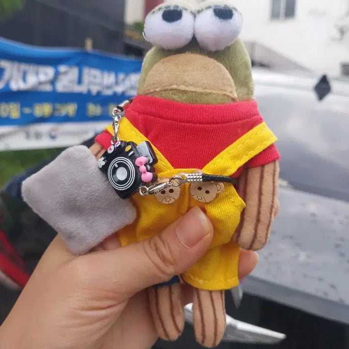 [BUNJANG] SpongeBob Bikini Bottom Working Fish Plush Charm / 스펀지밥 비키니 시티 물고기 인형