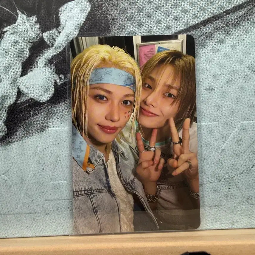 [BUNJANG] Stray Kids SKZOO Felix I.N Unit Photocard / 디스앤댓 팝업 티셔츠 필릭스아이엔 유닛 포카 팔아요
