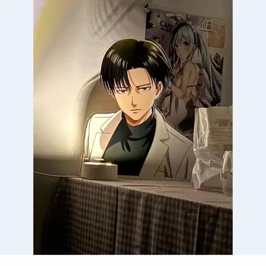 [BUNJANG] Attack on Titan Levi Large Acrylic Stand (Glasses Holder) / 진격의 거인 리바이 대형아크릴(안경거치대)