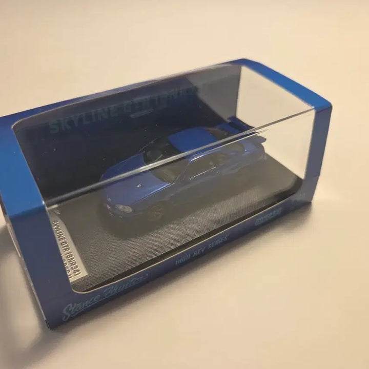 [BUNJANG] Stance Hunter Skyline GT-R Vspec II (BNR34) Bayside Blue 1/64 Diecast Model (Opened, Grade B) / (개봉품,B급) 스탠스헌터 스카이라인 GT-R Vspec II (BNR34) 베이사이드 블루 1/64 다이캐스트 모형