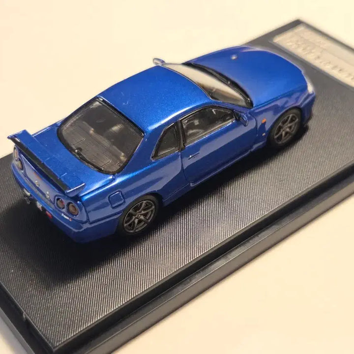 [BUNJANG] Stance Hunter Skyline GT-R Vspec II (BNR34) Bayside Blue 1/64 Diecast Model (Opened, Grade B) / (개봉품,B급) 스탠스헌터 스카이라인 GT-R Vspec II (BNR34) 베이사이드 블루 1/64 다이캐스트 모형
