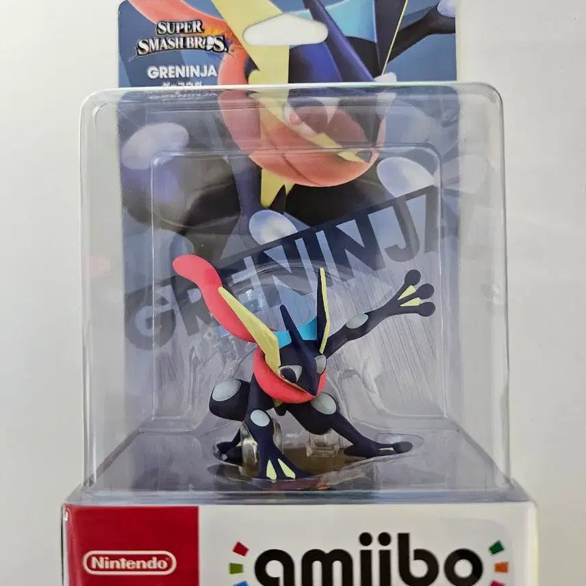 [BUNJANG] Nintendo Amiibo Super Smash Bros. Greninja Figure (Sealed) / 미개봉)닌텐도 아미보 슈퍼 스매시브라더스 개굴닌자 피규어