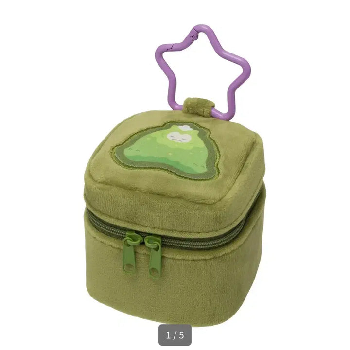 [BUNJANG] PocoPia Carabiner Square Pouch Snorlax / 포코피아 카라비너가 달린 스퀘어 파우치 잠만보