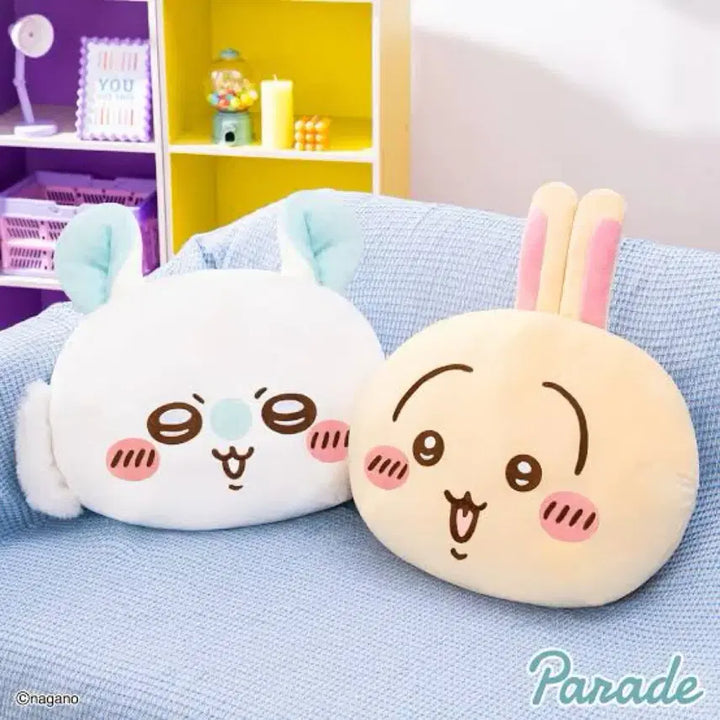 [BUNJANG] Chiikawa Mochi-Mochi Face BIG Plush Doll / 치이카와 못치루얼굴초BIG누이구루미