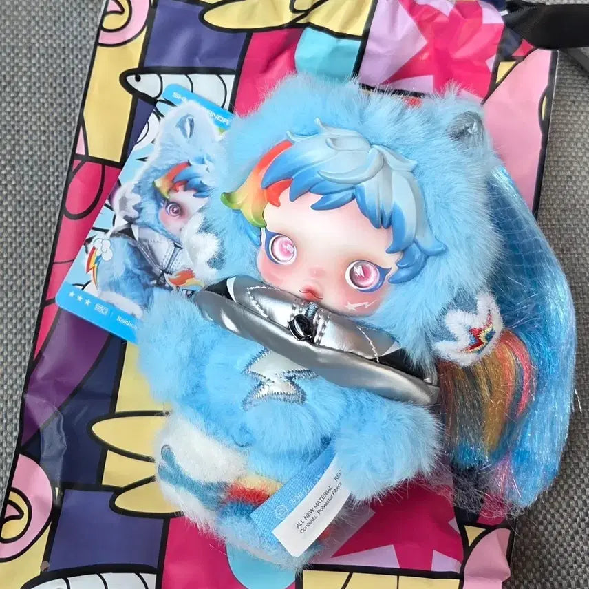 [BUNJANG] Pop Mart Skinner Rainbow Plush / 팝마트 스키너 래인보우 인형