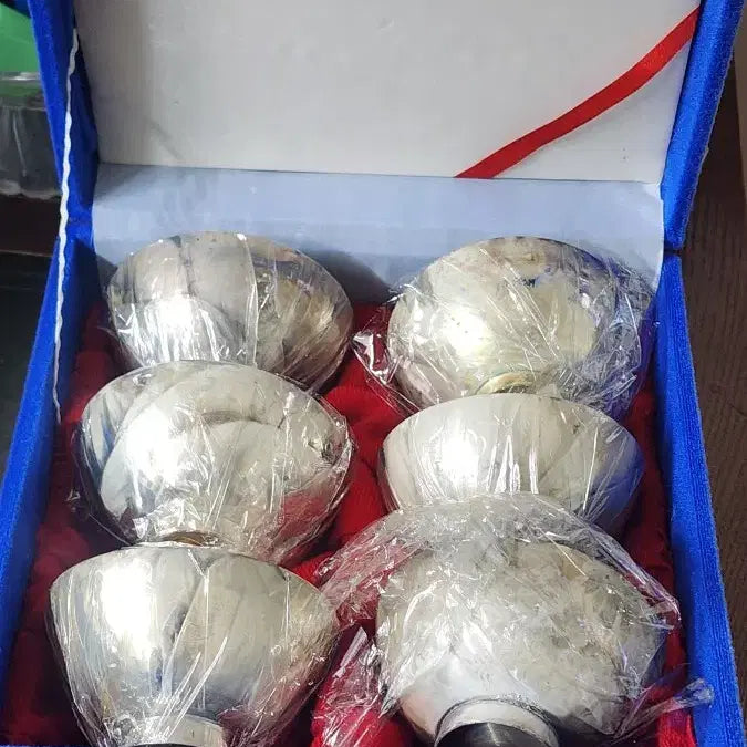 [BUNJANG] Antique Silver-Plated Bol Set / 근대사 혼수용 은도금 볼세트
