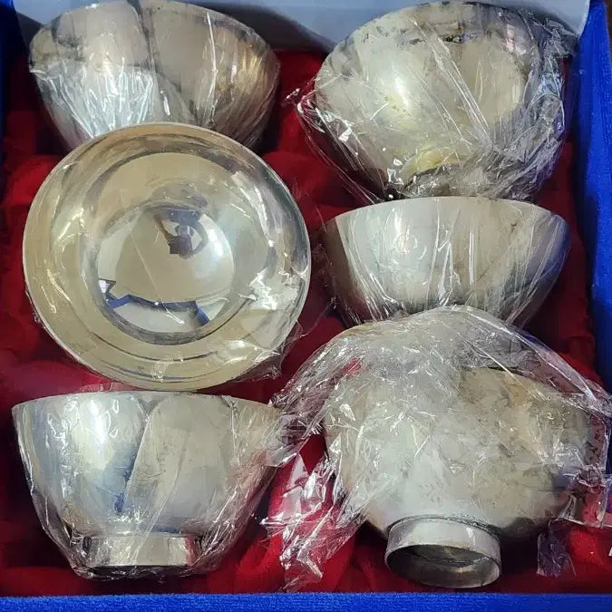 [BUNJANG] Antique Silver-Plated Bol Set / 근대사 혼수용 은도금 볼세트